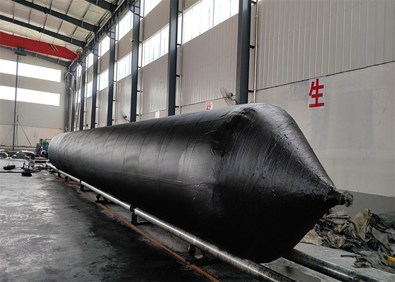 Marine Rubber Black Ship Launching Airbag 1.5x16m