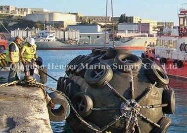 ISO9001 Certificate Yokohama Fenders for ship to dock With Chain and Tire