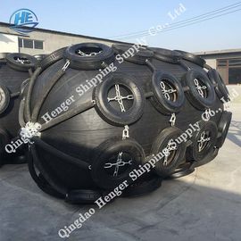 Ship Docking And Marine Pneumatic Rubber Fender For Protection 0.05MPa / 0.08MPa