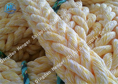 Professional Braided Polypropylene Rope Marine Supply White Color 12 Strands Filament Composite