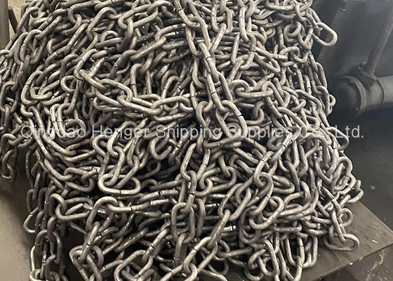 Machining And Welding Calibrated Galvanised Anchor Chain 16mm-100mm