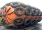 PU Surface Chain Tyres Net EVA Foam Filled Fender Polyurea Spraying
