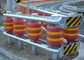 Modular Design Cushion Rolling Road Barrier For Intersection Crossing Road