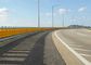 Pu Foam Curve Roads Roller Road Barrier , 500mm Height Rolling Road Barrier