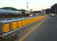 Rotating Guardrail Rolling Guard Barrier , Elastic Roller Barrier System