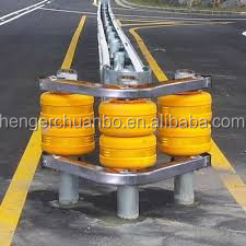 SB ISO Certificated Yellow Highway Safety Roller Barrier Guardrail Standard Quality 3