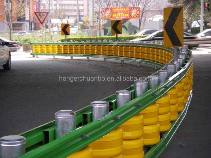 SB ISO Certificated Yellow Highway Safety Roller Barrier Guardrail Standard Quality 2