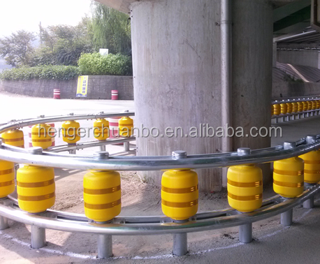 SB ISO Certificated Yellow Highway Safety Roller Barrier Guardrail Standard Quality 1