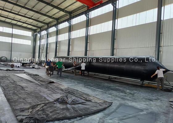 Quality Marine Airbags Rubber Balloon Roller Ship Launching Airbags factory