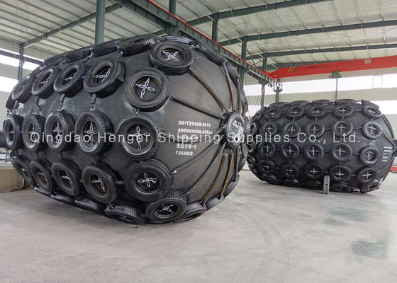 Quality 50kpa And 80kpa Yokohama Net Type Pneumatic Rubber Fender For Ship-to-Ship And Ship-to-Port ISO 17357 Floating Structure factory