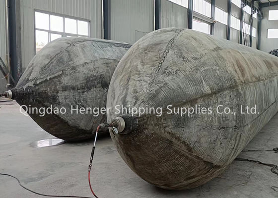 Quality Marine Rubber Airbag with 4-12 Layers Strength, 0.8-3 M Diameter and Repair Kit for Ship Launching factory