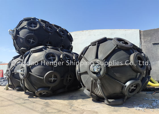 Quality Long Shelf Life 24 Months 80kpa Floating Pneumatic Marine Rubber Fender Design Using Life 10 Years factory