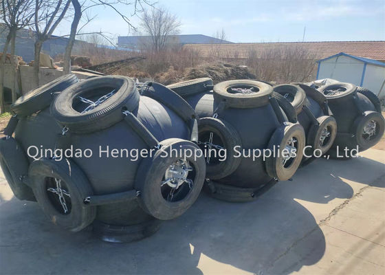 Quality Long Shelf Life 24 Months 80kpa Floating Pneumatic Marine Rubber Fender Design Using Life 10 Years factory