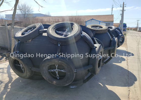 Quality Long Shelf Life 24 Months 80kpa Floating Pneumatic Marine Rubber Fender Design Using Life 10 Years factory