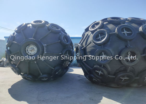 Quality Long Shelf Life 24 Months 80kpa Floating Pneumatic Marine Rubber Fender Design Using Life 10 Years factory