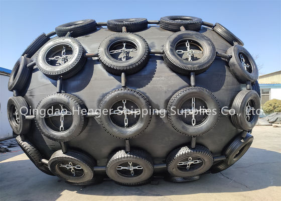 Quality ISO 17357 Compliant Natural Rubber Pneumatic Rubber Fender with 50Kpa/80kpa Working Pressure for Marine Protection factory
