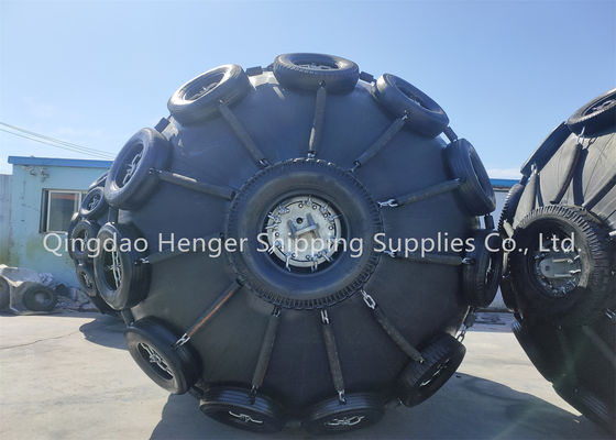 Quality ISO 17357 Certified Pneumatic Rubber Fender with Natural Rubber Cover and 50Kpa/80kpa Working Pressure factory