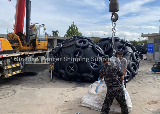 Quality ISO 9001 Marine Yokohama Fenders For STD STS Ships and Boats factory