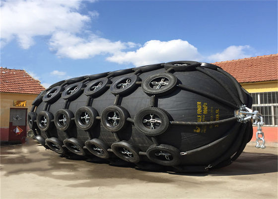 Quality STS Yokohama Type Black Pneumatic Marine Rubber Fender Iso 17357 factory