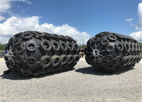 Quality Black Penumatic Rubber Fender ISO certificated 50Kpa factory