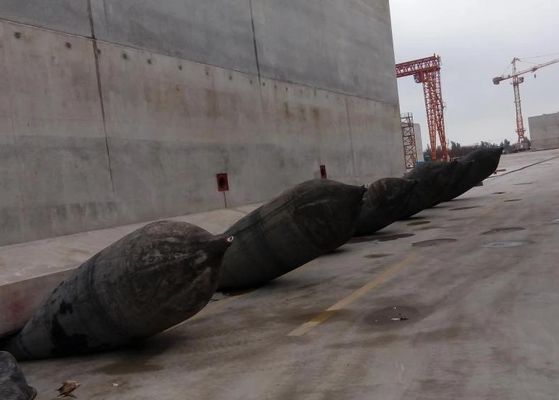 Quality 1.0 X 15 Marine Launching Airbag Salvage Pontoon Rubber Airbag factory