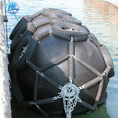 Quality Customizable Inflatable Rubber Fenders Marine Balls Pneumatic factory