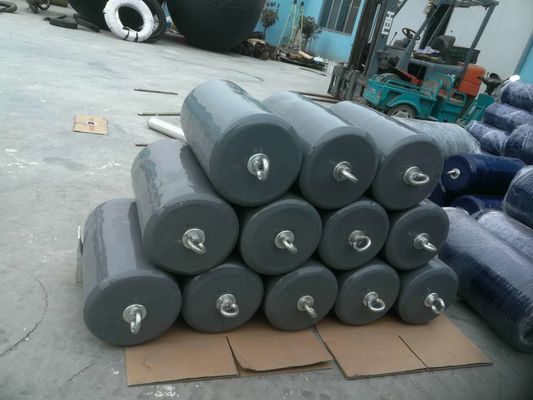 Quality Polyurethane Black Floating Foam Filled Marine Dock Boat Fender factory
