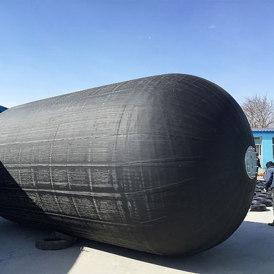 Quality Eversafe Marine Pneumatic Rubber Fender Floating Black 50Kpa factory