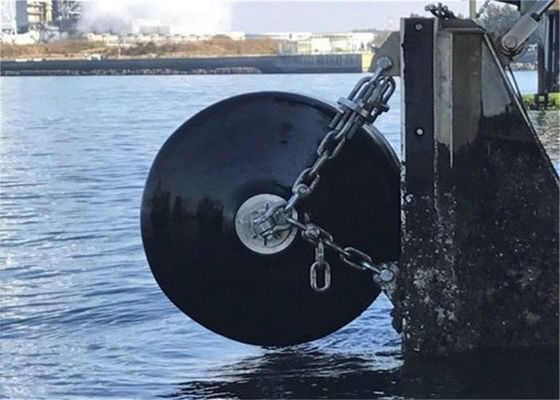 Quality PU Surface Chain Tyres Net EVA Foam Filled Fender Polyurea Spraying factory