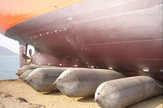 Quality Marine Rubber Balloon Ship Launching Airbags For Boat Vessel Barge Landing And Launching factory