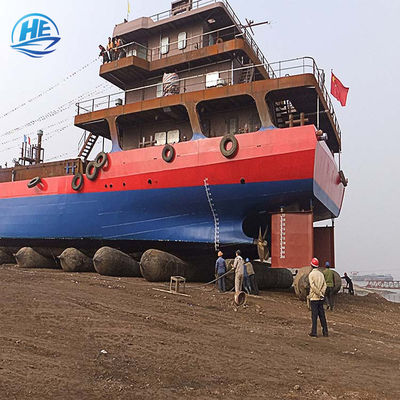 Quality Inflatable Marine Rubber Airbags 16m For Ship Launching factory