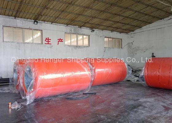 Quality Foam Filled Donut Fender Red Color For Port Protection factory