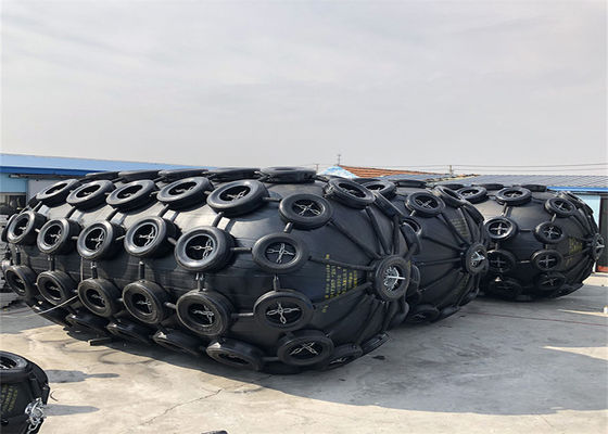 Quality Low Reaction Marine Pneumatic Fender For Docking Ship Yokohama Type factory