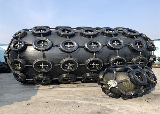 Quality 50Kpa Floating Marine Pneumatic Rubber Fender With Chain And Type factory