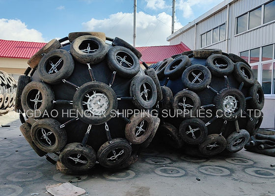 Quality 3300x6500mm Pneumatic Rubber Fender ISO17357 Certified 80Kpa factory
