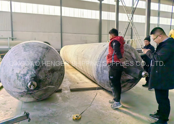 Quality High Pressure Black Shiping Launching Heavy Lifting Inflatable Marine Rubber Airbag factory