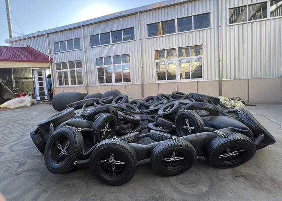 Quality ISO17357 Marine Floating Tyre And Chain Net Pneuamatic Rubber Fender factory