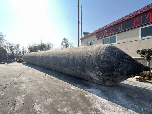 Quality Black Heavy Duty Inflatable Marine Airbags with Pressure Range 0.2-0.4Mpa factory