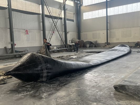 Quality Inflatable Barge docking airbag pressure range 0.2-0.4Mpa designed to provide safe protection during barge mooring and docking factory