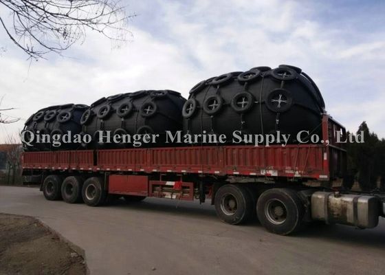 Quality Military Ports Wharfs Protective Pneumatic Marine Fender With Lower Mooring Forces factory