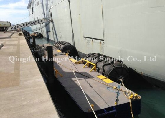 Quality Pneumatic Rope Type Marine Dock Rubber Bumpers Fenders On The Shipboard For Berthing factory