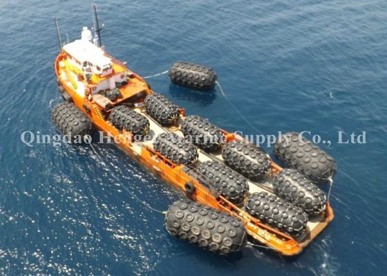 Quality Passed ISO Marine Barge Pneumatic Rubber Fender Offshore Chain Tyre Type factory
