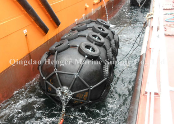Quality Durable Pneumatic Marine Fender , 50 Kpa / 80kpa Commercial Boat Fenders factory