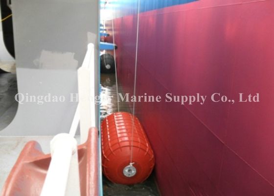Quality Durable 1880D2 Cord Fabric Ribbed Pneumatic Fenders for Navy Boat Fenders factory