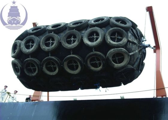 Quality Float Chamber Pneumatic Marine Fender ,  Sea Guard Fenders For Moving The Cargo factory