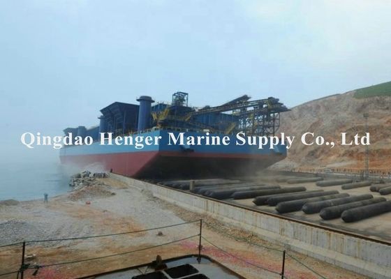 Quality 0.5-2.5m Marine Salvage Airbags , Sunken Vessel Salvage Boat Recovery Airbags factory