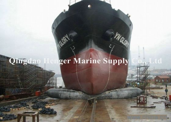 Quality HENGER Heavy Duty Marine Rubber Airbag with Multiple Layers 0.8-3 M Diameter and 4-25 M Length for Ship Launching factory