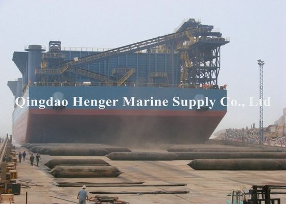 Quality Natural Rubber Air Filled Marine Rubber Airbag for Ship Salvage Service factory