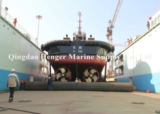 Quality Inflatable Heavy Lifting Rollers Marine Rubber Airbags Ship Launching 1.5m X 9m 8 Layers factory