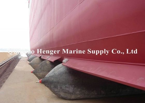 Quality ISO 14409 Certified Marine Rubber Airbag with 80kpa Working Pressure and Natural Rubber Material factory